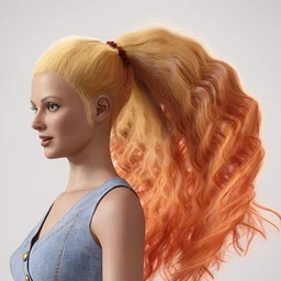 dForce Backbunch Hair for Genesis 8 and 8.1 Females