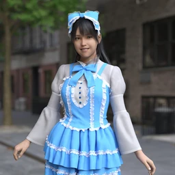 dForce BL Dress for Genesis 8 Females