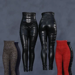 dForce Fancy Pants Outfit Bundle for Genesis 8 and 8.1 Females