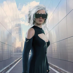 dForce Gothic Punk Outfit for Genesis 8 and 8.1 Females