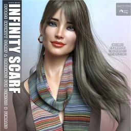 dForce Infinity Scarf and Earrings G8F