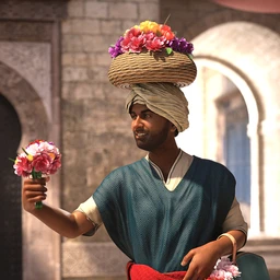 dForce Moroccan Flower Seller Outfit for Genesis 8 Males