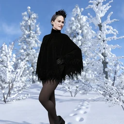 dForce Sexy Winter Outfit for Genesis 8.1 Female