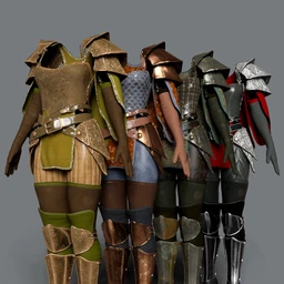 dForce Shadow Guard Outfit Textures