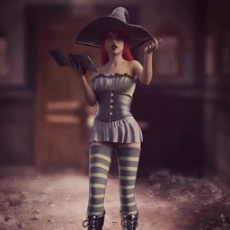 dForce Witching Outfit for G8F