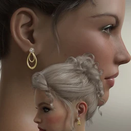 Diamond Studs N Jackets for Genesis 8 Female