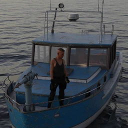 Giant Shark Killer Boat