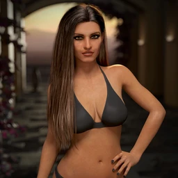 Hannelore Bikini Outfit for Genesis 8 and 8.1 Female