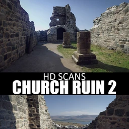 HD Scans Church Ruin 2