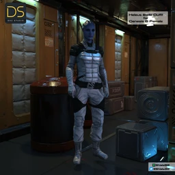 Heleus Exile Outfit for Genesis 8 Female