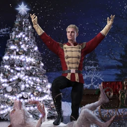 Holiday Ballet Outfit for Genesis 8 and 8.1 Males