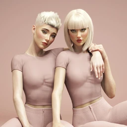 Lookbook for Two Poses and Expressions for Genesis 8.1 Female