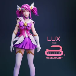 LUX Star Guardian For Genesis 8 and 8.1 Female