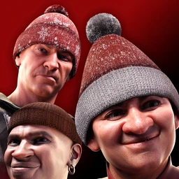 M3D Christmas Knitted Hat for Genesis 8 and 8.1 MAles