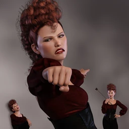 Maverick Poses for Angharad 8 and Genesis 8 Female