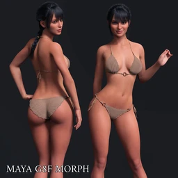 Maya Character Morph For Genesis 8 Females