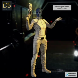 MEA Ark Captain Uniform for Genesis 8 Female