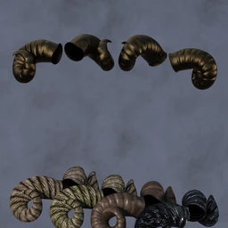 Melantha Horns for Genesis 8 and 8.1 Females