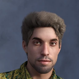 Mick, Hair and dForce Outfit for Mick Genesis 8 and 8.1 Males