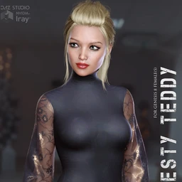 Modesty Teddy for Genesis 8 Females