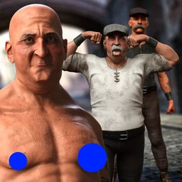 Mr. Bennet Character, Outfit, Moustache, and Accessories for Genesis 8 and 8.1 Males