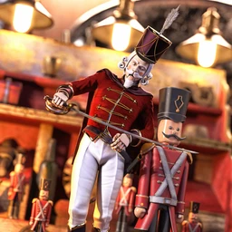 Nutcracker Uniform for Genesis 8.1 Males