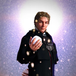 SBibb Snowball Fight Props and Poses for Genesis 8 and 8.1