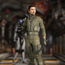 Sci-Fi Mechanic Outfit for Genesis 8.1 Males