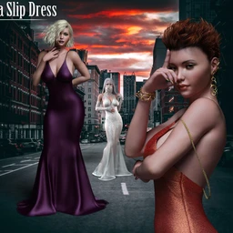 Sofia Slip Dress for Genesis 8 and Genesis 8.1 Females
