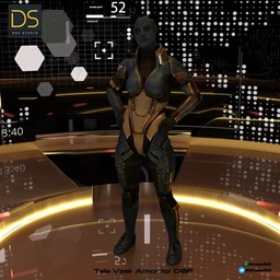 Tela Vasir Armor for Genesis 8 Female