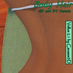 Vellus 2.1 Body Hair for Genesis 8 and 8.1 Female