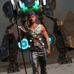 Warrior Kola Poses for Kola 8.1