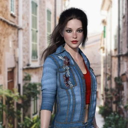 X-Fashion Bohemian Jacket Outfit for Genesis 8 Female(s)