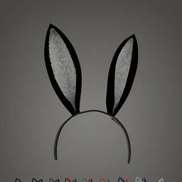 XF Bunny Lace Lingerie Headband for Genesis 8 and 8.1 Males