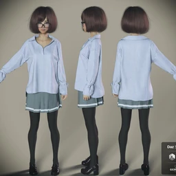 Young Minto and dForce Minto Outfit,DAZ模型G8