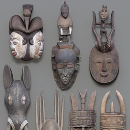 7 African Masks
