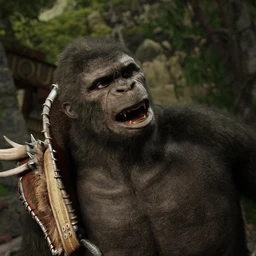 Ape World Gorilla for Genesis 8 Male