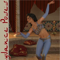 Bellydance Poses for Genesis 8 Female