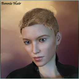 Bennie Hair For G3-G8 Daz