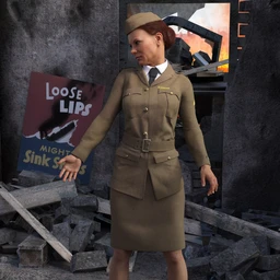 Blitz Girl Uniform for Genesis 8 Female(s)