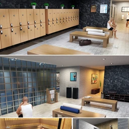 Condominium Locker Room