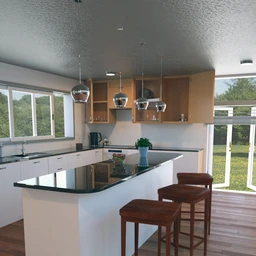 Contemporary Cabin Kitchen