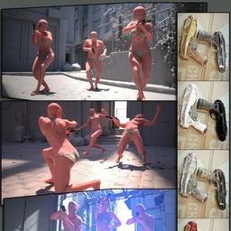 CS01 – Shooting Poses and Gun for Genesis 8