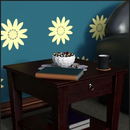 Decorative Side Table and Props