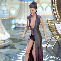 dForce Celeste Outfit for Genesis 8 Female(s)