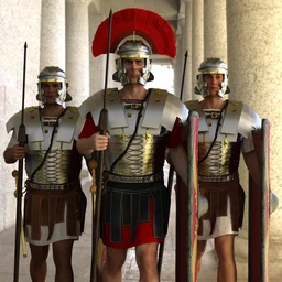 dForce Classic Roman Armor for Genesis 8 Male