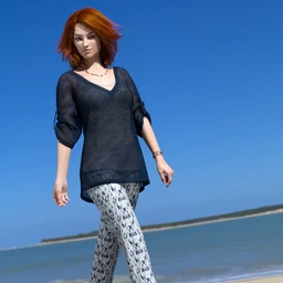 dForce Collection 01 – Casual Pants & Blouse for Genesis 8 Female(s)