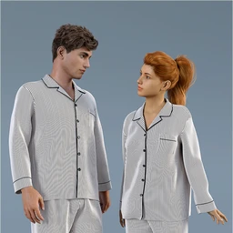 dForce H&C Pajamas Set for Genesis 8