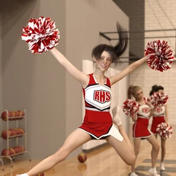 dForce High School Cheer for Genesis 8 Female(s)