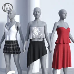dForce JW Clothes Pack for Genesis 8 Female(s)